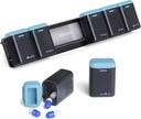 Wekelijkse pil Organisator Magnetische, verwijderbare pil doos 7 Dag 1 Tijd per dag, Grote pil geval reizen, Week Eenmaal dagelijkse medicatie Dispenser, Medicine Container houder voor Supplement Vitamine, Blauw