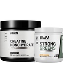 BARE PERFORMANCE NUTRITION BPN Creatine Monohydraat & Strong Greens Bundle