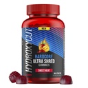 Hydroxycut Hardcore Ultra Shred Gummies, Sweet Heat - 99% Stimulant Free - Inclusief Capsaicine & B Vitaminen - voor vrouwen en mannen