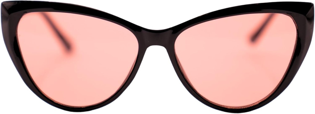 FL-41 Migraineglazen Transitional Lens for Indoor/Outdoor Light Sensitiviteit & Photofobie Cat Eye Cloth Bag