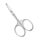 LIVINGO 3,75" afgeronde gebogen neus haarschaar, Premium roestvrij staal veiligheid kleine mesjes gebruiken voor manicure cuticle trimmen gezichtshaar, wenkbrauw, droge huid