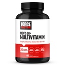 Krachtfactor mannen. Multivitamine 50 Plus, Multivitamine voor mannen met 26 vitamines en mineralen, en Phytonutriënten ter ondersteuning van energie, immuniteit en spierfunctie, 60 tabletten