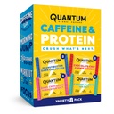 Quantum Energy Square: Energy Bar met Cafeïne & 10g proteïne. Delicious Healthy Snack On The Go. (Veganist, Glutenvrij, Sojavrij, Melkvrij) (Variaty 8-pack)