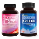 BioEmblem Antarctische Krill Oil Supplement en vrouwen Multivitamine