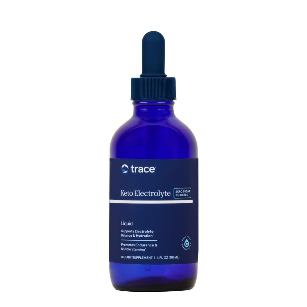 Trace Minerals Keto Electrolyte Drops - Support Muscle & Nerve Health - Electrolyte Nutrition Supplement to Aid Hydration & Fitness - Oefening Supplement with Magnesium - 4 fl oz (24 Servings)