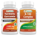 Kurkuma Curcumine 1500mg & B-100 Complex