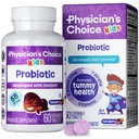 Physician's CHOICE Probiotics for Kids - 7 Diverse Strains, Organic Prebiotics, Vitamins & Minerals - Clinically Studied L. Rhamnosus - Immune & Digestive Support - No Sugar or Artificial Dyes - 60ct