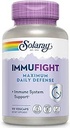 SOLARAY Immufight Maximale dagelijkse verdediging, Alle dagen Immune Ondersteuning, Vitamine C, Vitamine D, Zink, Probiotica, Monolaurin, Acerola & Meer, Vegan & Glutenvrij, 60 dagen garantie (180 CT, 60 Serv)