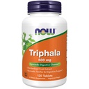 NOW Foods Supplements, Triphala 500 mg, Combinatie van Harada, Amla en Behada, 120 tabletten