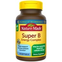 Nature Made Super B Energy Complex, Dieetsupplement voor Zenuwstelselondersteuning, 60 Softgels, 60 dagen levering