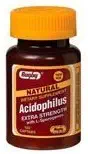 Rugby Acidophilus Extra sterkte met L-Sporogenes (100 Captabs)(6 pack) door Rugby