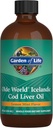 Tuin van het leven Oude Wereld IJslandse kabeljauw Lever Olie Vloeistof - Citroen Mint smaak - 1000mg Omega 3 Visolie, vetzuren, EPA, DHA, Vitamine D & A, CLO Supplementen voor Hearth Health, 47 porties