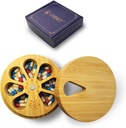 Bamboe Wood Weekly Pillen Organisator voor de Geneeskunde Vitamine Supplement, Artritis Vriendelijke 7 dagen pil Box Medium Container houder, Daily Portable Travel Pillen Case Keeper Dispenser