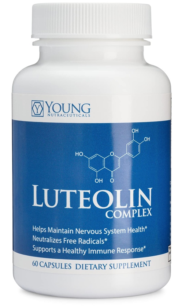 Mirica YoungNutra Luteoline Complex - Ondersteunt een gezonde immuunrespons en helpt de gezondheid van het zenuwstelsel te behouden* - 60 capsules
