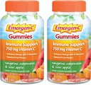 Emergen-C Vitamin C Gummies, Dietary Supplement for Immune Support, Tangerine, Watermelon and Sour Apple Flavor - 45 Count x 2 (Pack of 2)