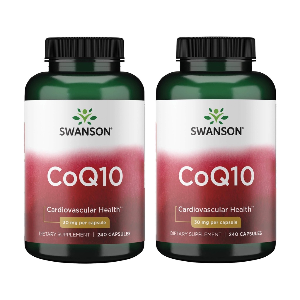 Swanson Coq10 30 mg 240 capsules (2 verpakkingen)