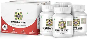 Ivy's Mukta Vati Ayurvedic Kruidensupplement - Verpakking van 4