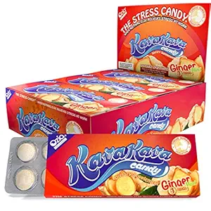Kava Kava Candy - 8 Kava Candies Per Pack, Kava Extract Stress Relief Supplement, Natuurlijke Kava Root Chill Happy Pill, stimuleert positieve Mood - Gember Mint smaak, 1 Box (12 Packs)