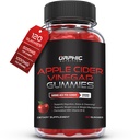 ORPHIC NUTRITION Apple Cider Vinegar Gummies - 1000mg - ACV Weight Loss Gummies - Ondersteunt Digestie, Detox & Cleansing - VIT B12, Beetwortel - Gomitas de Vinagre de Manzana (120 st.)