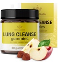 HERBAMAMA Long Detox Gummies - Herbal Complex met paddo Blend voor Lung Cleanse - Vegan, Non-GMO Respiratory Support Supplement - 60 Pectin-based Apple-Flavored Kauwen