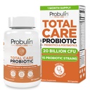 Probulin Total Care Probiotic Supplement, Daily Gut, Digestief, en Immune Health Probiotica Capsules voor mannen en vrouwen, 20 miljard CFU, Vegan, 30 Telfles