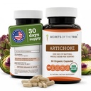 Geheimen van de stam Artichoke 60 capsules, 1000 mg, Artichoke (Cynara scolymus) Gedroogd blad (60 capsules)