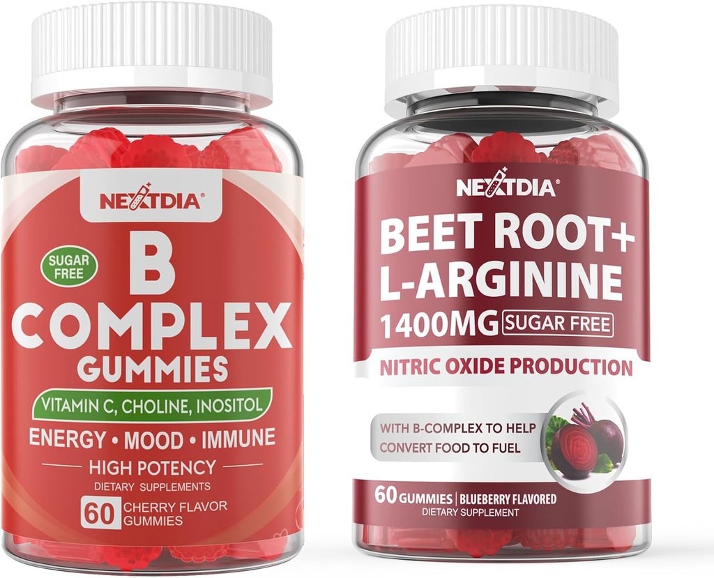 Vitamine B Complex Gummies met bietenwortelgummies