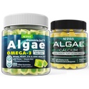 Algen Omega 3 Gummies + Marine Algen Calcium Gummies Bundle