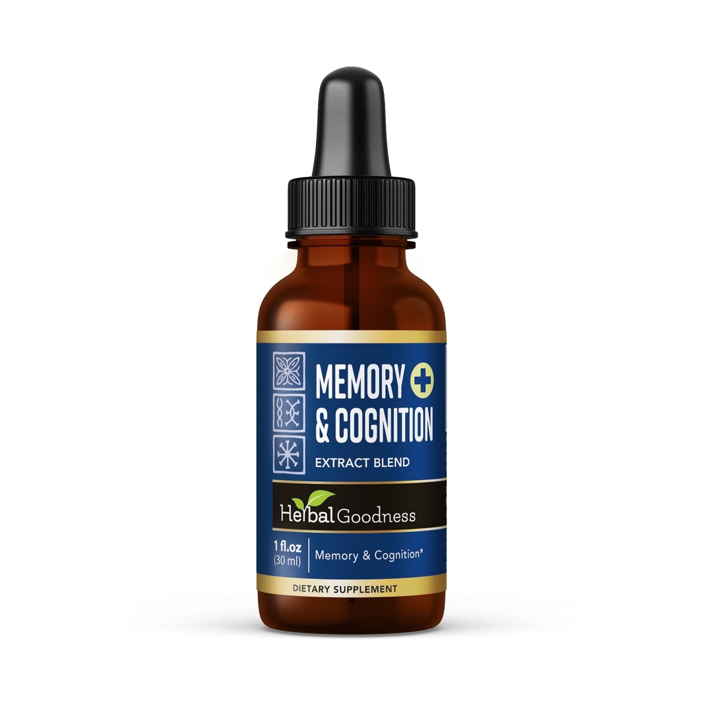 Herbal Goodness Memory & Cognition Liquid Extract 1oz 