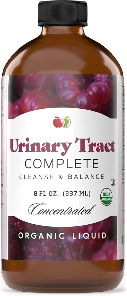Complete Natural Products Urinary Tract Complete 8oz - Liquid Supplement for a Urinary Tract Cleanse, Defense, Health, and Treatment with Organic Cranberry & Organic D-Mannose