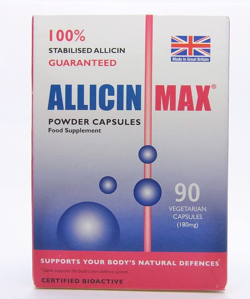 Allicine Max 100% Pure Allicine 90vcaps (2 Pack)