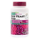 NaturesPlus Herbal Actives Red Gist Rice, Extended Release - 600 mg, 120 Mini Tablets - Kruidensupplement - Veganistisch, Vegetarisch, Glutenvrij - 60 Servers
