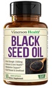 Black Seed Oil - Cold Pressed Black Seed Oil Capsules - Biedt vitamine E & Omega 3 6 9 - Hoge potentie (1500 mg) voor Immune & Joint Support, Antioxidanten, Digestie, Haarhuid Nagels - Vegan 90 Caps
