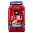 BSN SYNTHA-6 Premium Proteïnepoeder met 6 gram Fiber, Wei Proteïne, Micellar Caseïne, Melk Proteïne Isolaat Blend, 5g Fat, Blueberry Pancake, 28 Servers (Verpakking mei Vary)