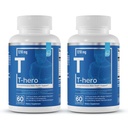 Essentiële elementen T-Hero - Daily Testosteron Support for Men - Promoot vitality & Drive - met Ashwagandha, Shilajit, Boron, DIM - 60 Count - 30 Servings (2-Pack)