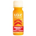 Vive Organic Immunity Boost Original (2 oz) Immunity Wellness Shot with Cold-Pressed Gember, Kurkuma, Echinacea & Black Pepper - USDA Organic & No Added Sugars or Artificial Ingredients, Yellow