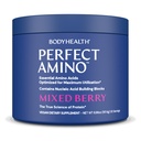 BodyHealth PerfectAmino Powder - BCAA en EAA Powder for Pre and Post Workout - Amino Acid Energy Drink for Men and Women to Support Lean Muscle and Recovery - Mixed Berry - 30 Servings