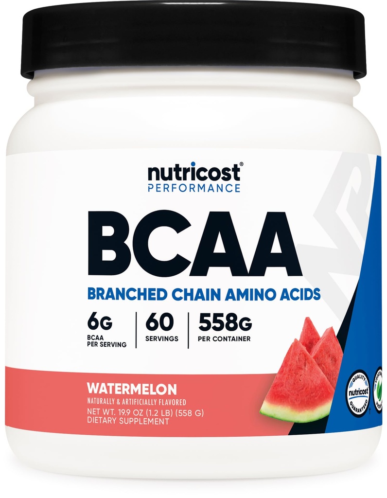 Nutricost BCAA Poeder 2:1:1 (Watermeloen) - 60 porties