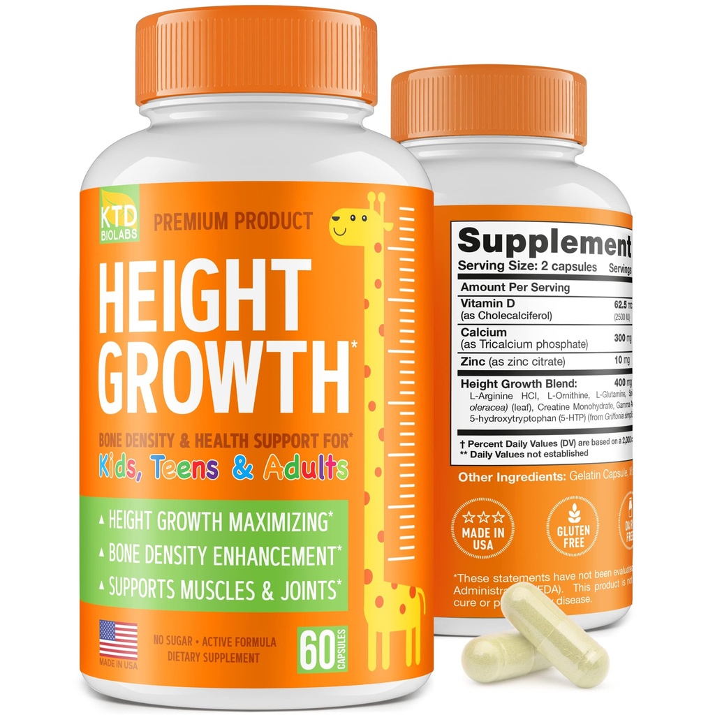Kids Height Growth Support Capsules 