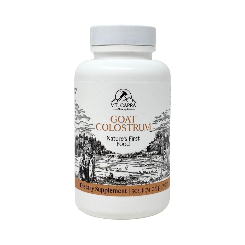 Mt. Capra Geit Milk Colostrum voor een gezond immuunsysteem, Gut, en Athletic Performance Grass-Fed, hoog in Immunoglobulinen 17 Servers - 1,76 oz