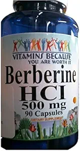 Vitaminen omdat - Berberine 500mg - Heart Health - 90 Capsules