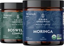 TRIBE ORGANISCS Vitality Duo - Boswellia Complex - Moringa - voor gezamenlijke ondersteuning, spierverlossing, energie, gewichtsverlies, hersenfunctie