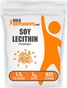 BulkSupplements.com Soy Lecithin Powder - Lecithin Supplement, voedingssupplement, Food Grade - Glutenvrij, 1.2g per portie, 1kg (2,2 lbs) (verpakking van 1)