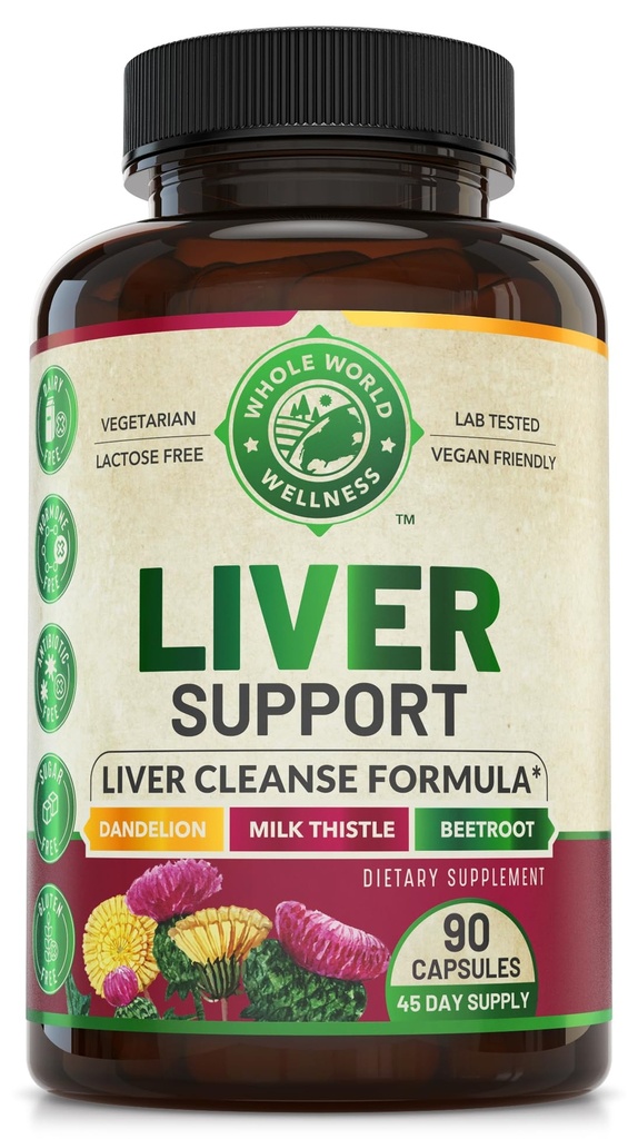 Geavanceerde Lever Reiniging Detox & Reparatie Formule met Melkdistel. Liver Detox & Support Supplement voor mannen en vrouwen, USA Made. Lever reparatie & detox ondersteuning, 512mg