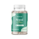 Santo Remedio Nopal Chia, Prickly Pear Cactus en Chia Powder Dieetsupplement, Klinisch bewezen ingrediënten, Glutenvrij, Non-GMO, Geen toegevoegde suiker, 120 capsules, 60 porties per container