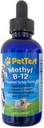 PetTest Methyl B12 Vitamin Liquid Drops 4fl oz (5000 MCG) Supplement with Methylcobalamin for Diabetic Pets, Maximum Absorption to Increase Energy for Dogs and Cats