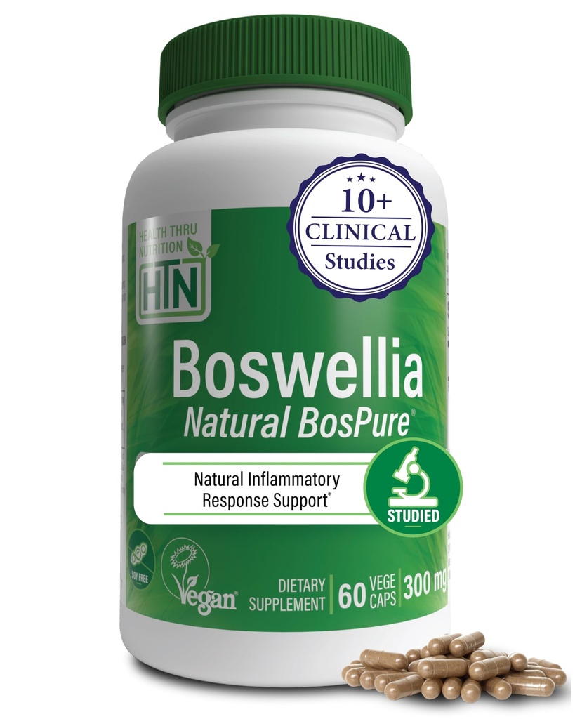 Health Thru Nutrition Boswellia 300mg 60 Capsules as Bospure AKBAMAX 