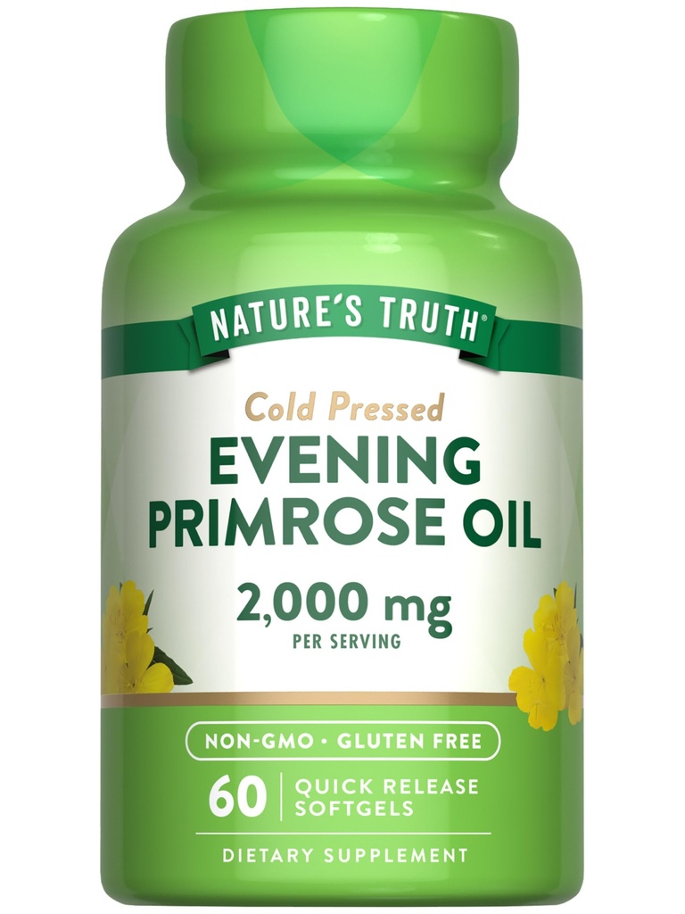 Nature's Truth Evening Primrose Oil Softgels Cold Pressed