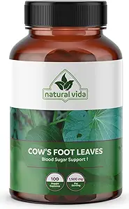 Pata de Vaca - Koe's voet bladeren - 100 Veggie Capsules - 1.500mg kruidensupplement Koeienvoet