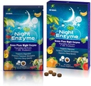 Night Enzyme, Dagelijkse Multiversibele Enzymen, Groene Plum Fruit en Groenten met Probiotica, Relief Bloating, Betere Slaapkwaliteit, voor Mannen en Vrouwen, Promote Digestieve Gezondheid- 30 Tablets